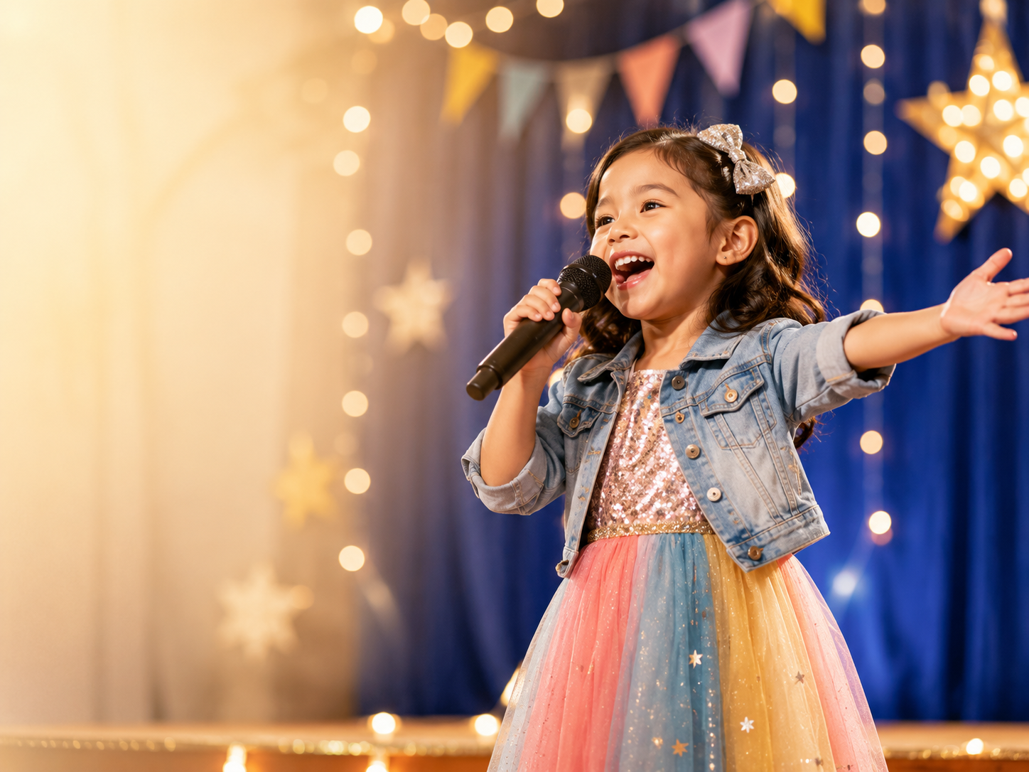 Kids Are Amazing Talent Showcase banner with contest details